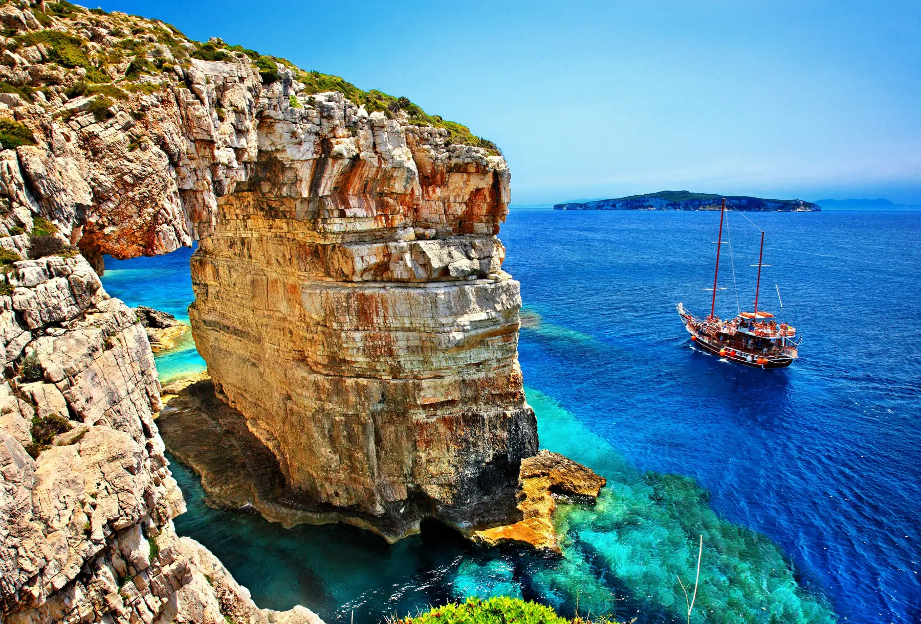 Strand und Bucht auf Paxos