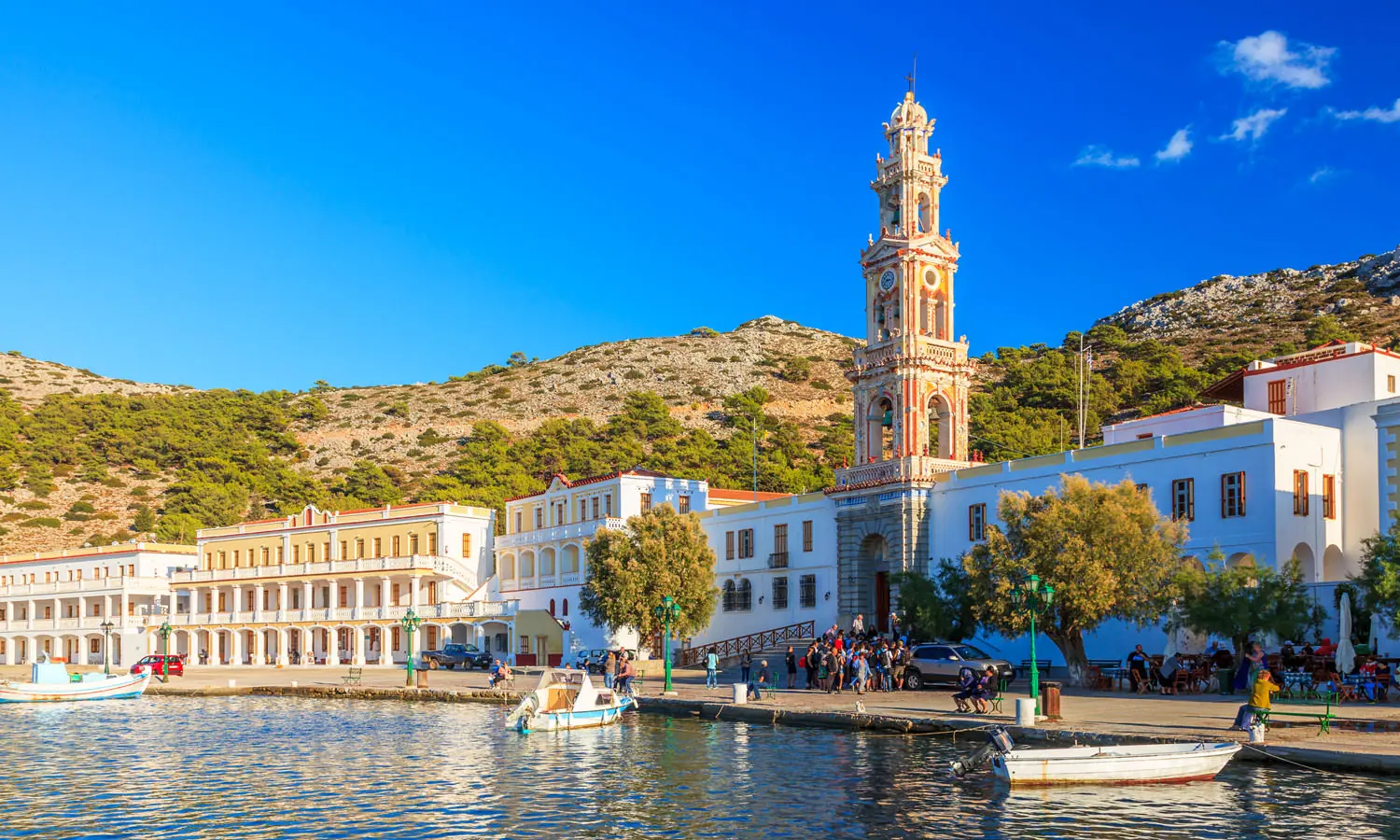 Kloster Panormitis im Süden von Symi