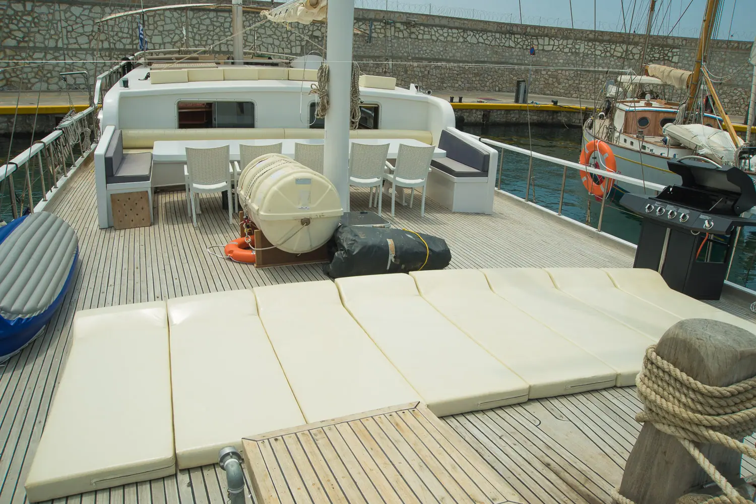 Detail an Deck der Aphrodite