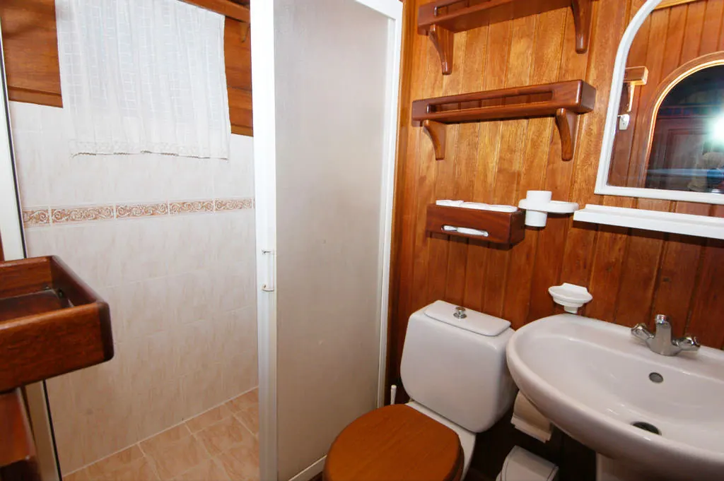 Badezimmer einer Kabine der Northwind